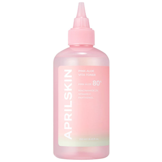 APRILSKIN Pink Aloe Vita Toner (250ml) - Kiyoko Beauty