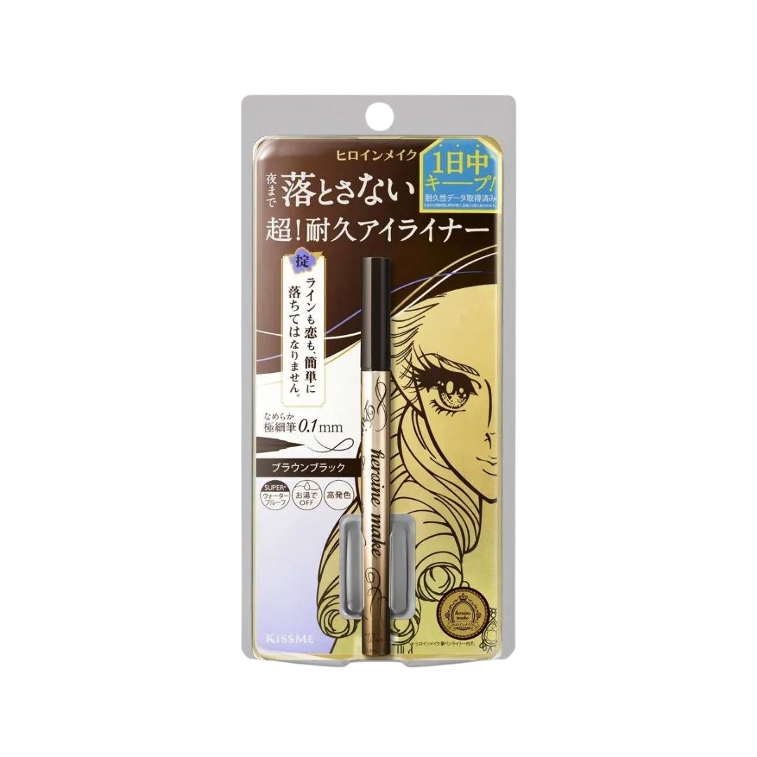 KISSME Heroine Make Prime Liquid Eyeliner Rich Keep - Kiyoko Beauty