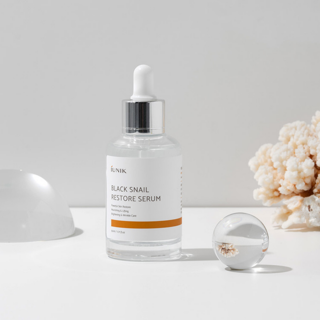 IUNIK Black Snail Restore Serum (50ml) product shot