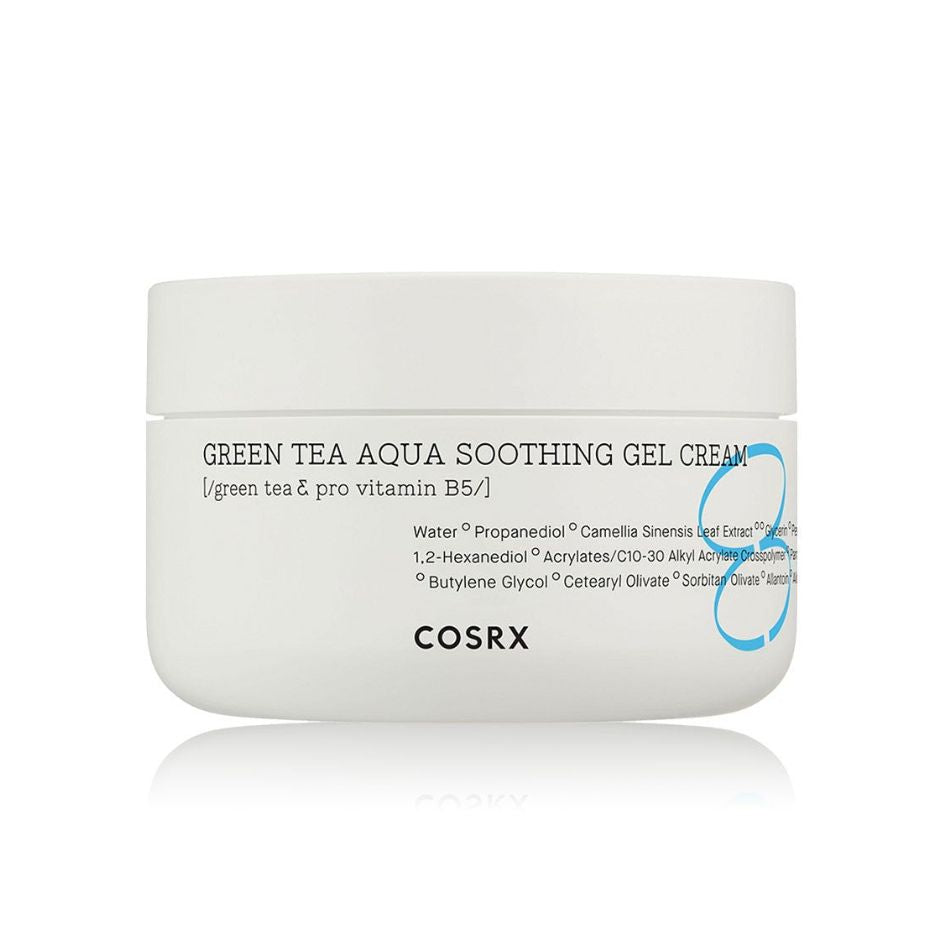 COSRX Hydrium Green Tea Aqua Soothing Gel Cream (50ml) - Kiyoko Beauty