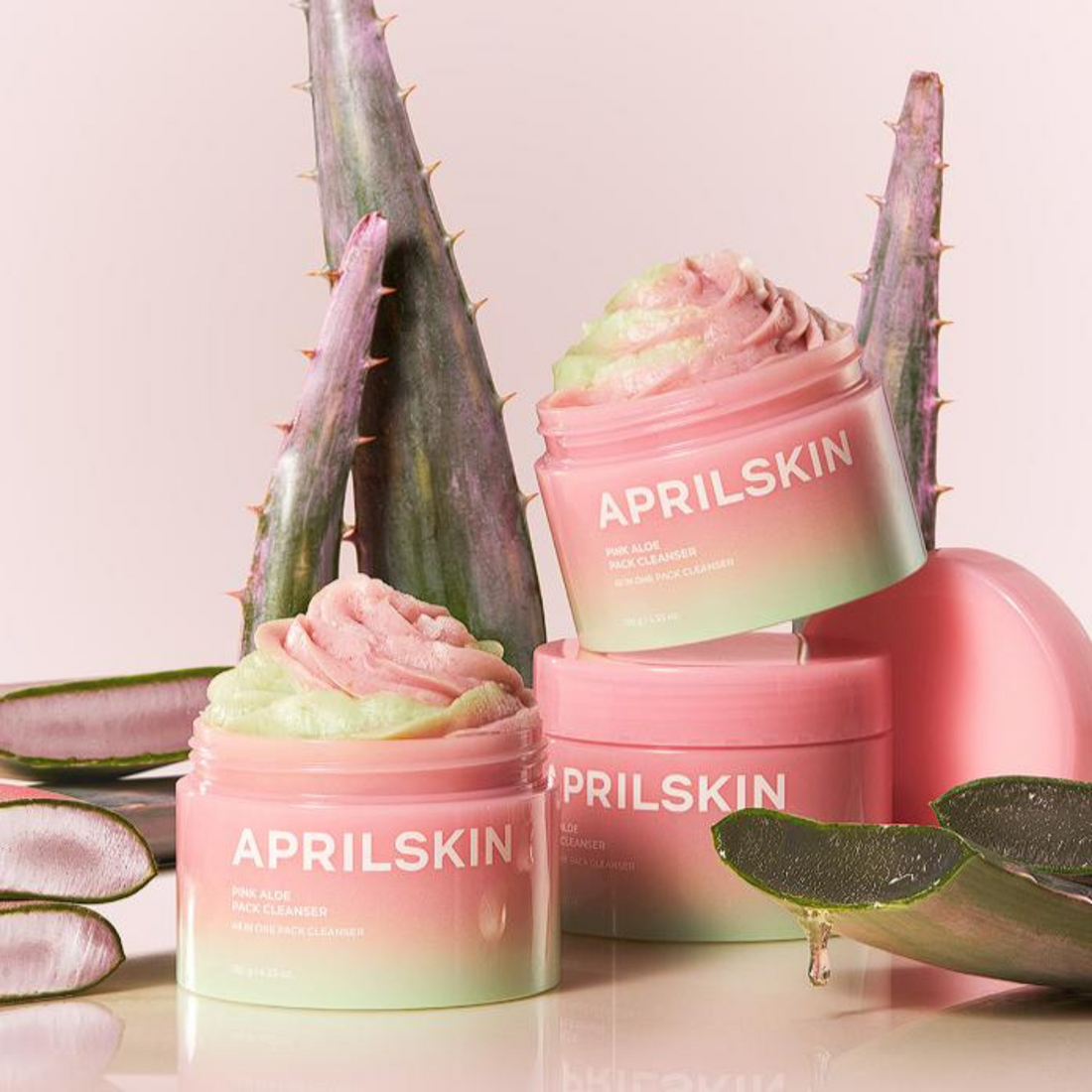 APRILSKIN Pink Aloe Pack Cleanser (120g) beauty