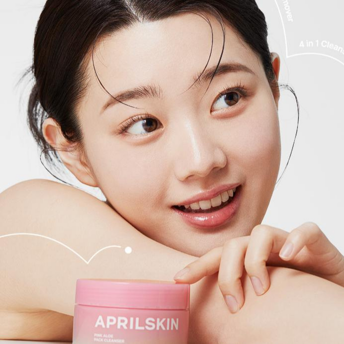 APRILSKIN Pink Aloe Pack Cleanser (120g) model