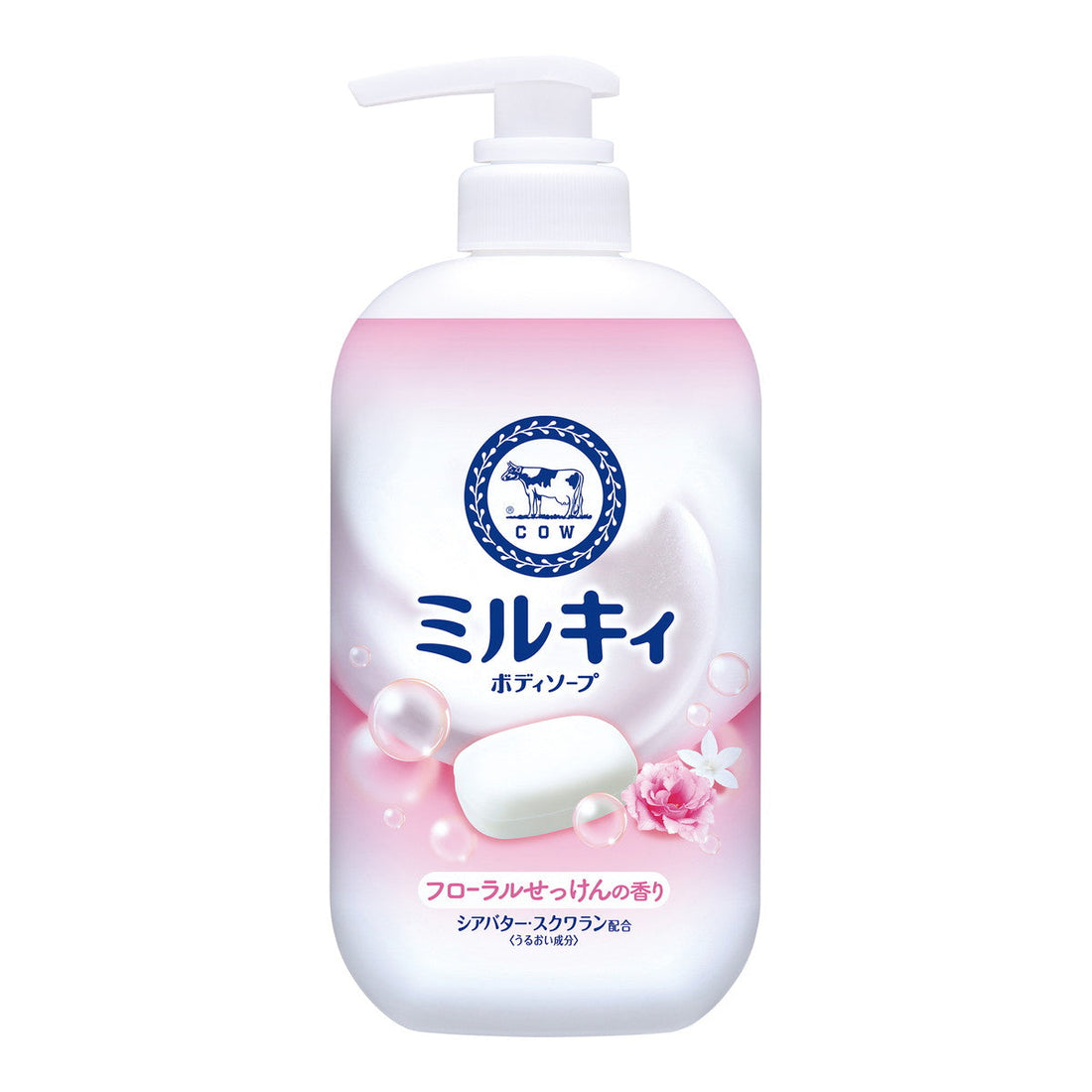 COW BRAND Bouncia Milky Body Soap (500ml) - Kiyoko Beauty