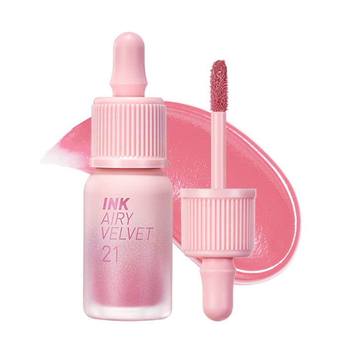 PERIPERA Ink Airy Velvet Lip Tint: Peaches Collection 2022 - Kiyoko Beauty