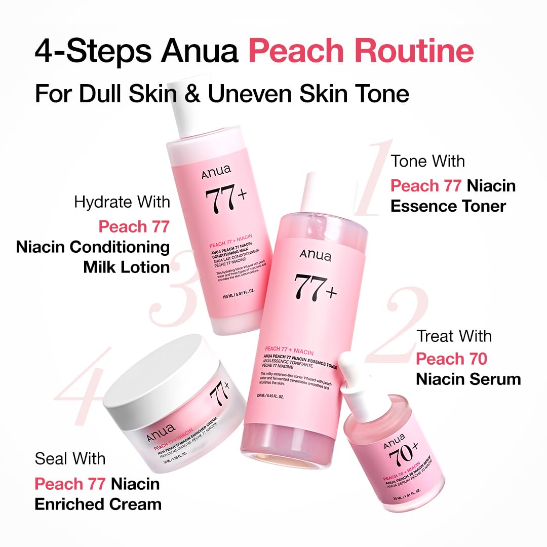 ANUA Peach 77% Niacin Enriched Cream (50ml) - Kiyoko Beauty