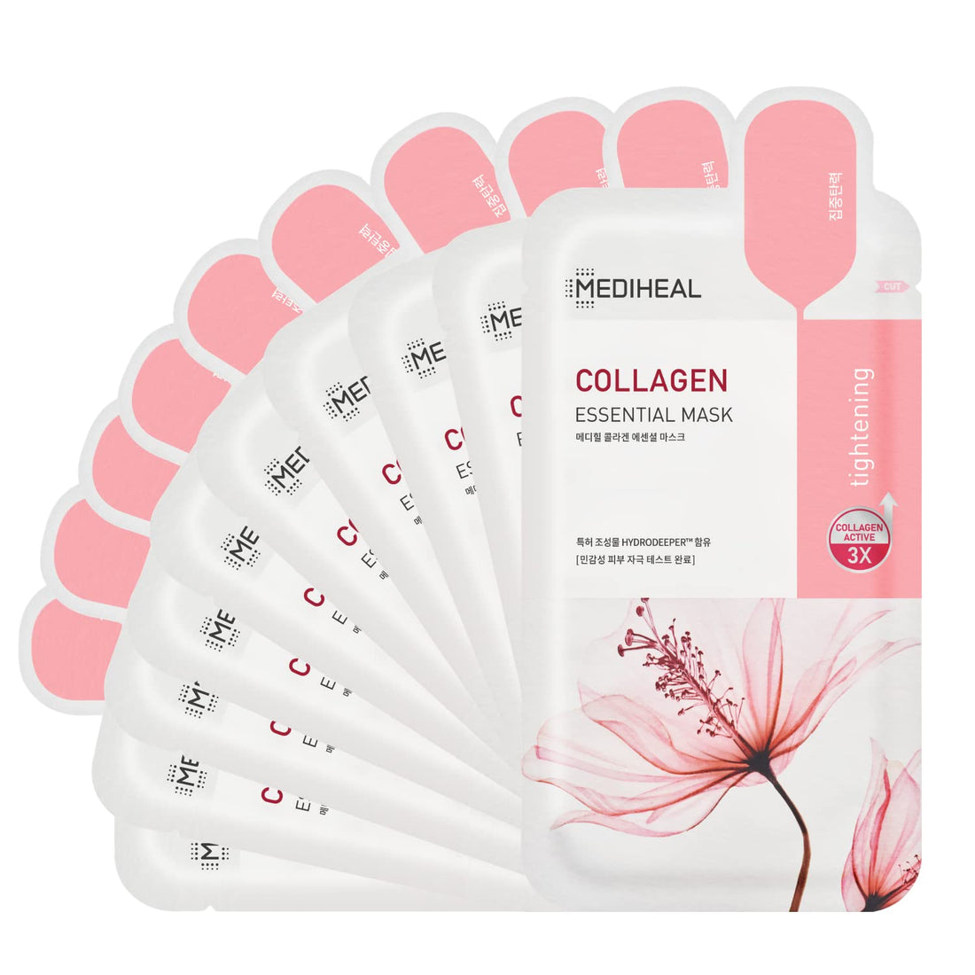 MEDIHEAL Collagen Essential Mask (10pcs) - Kiyoko Beauty