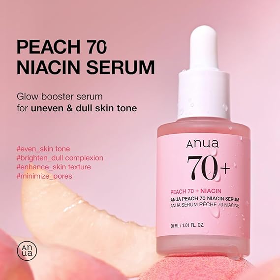 ANUA Peach 70% Niacin Serum (30ml) - Kiyoko Beauty