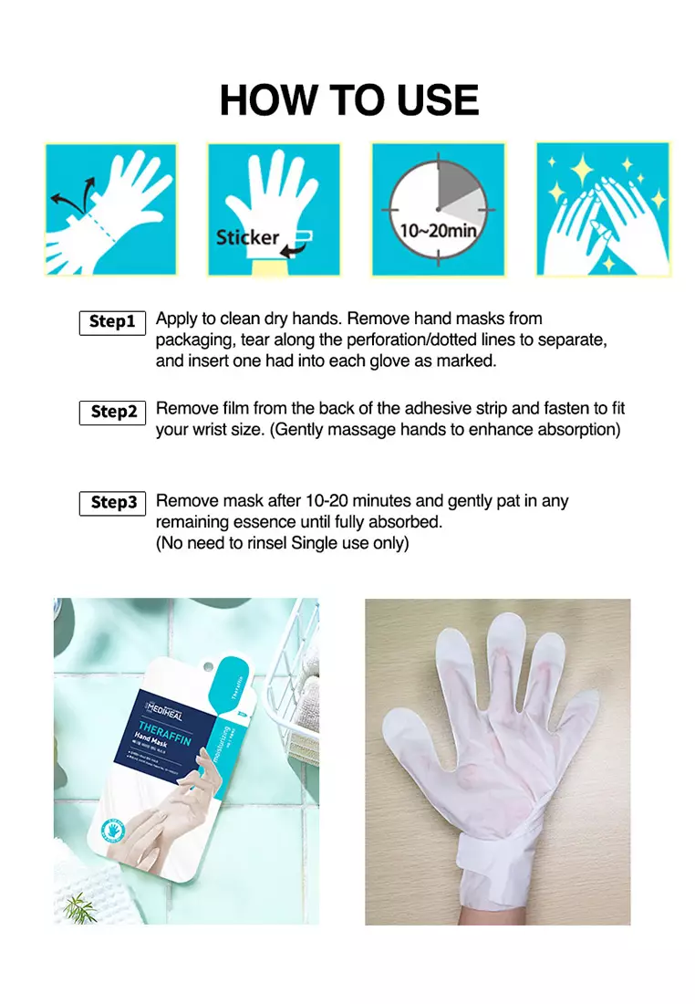 MEDIHEAL Theraffin Hand Mask EX - Kiyoko Beauty