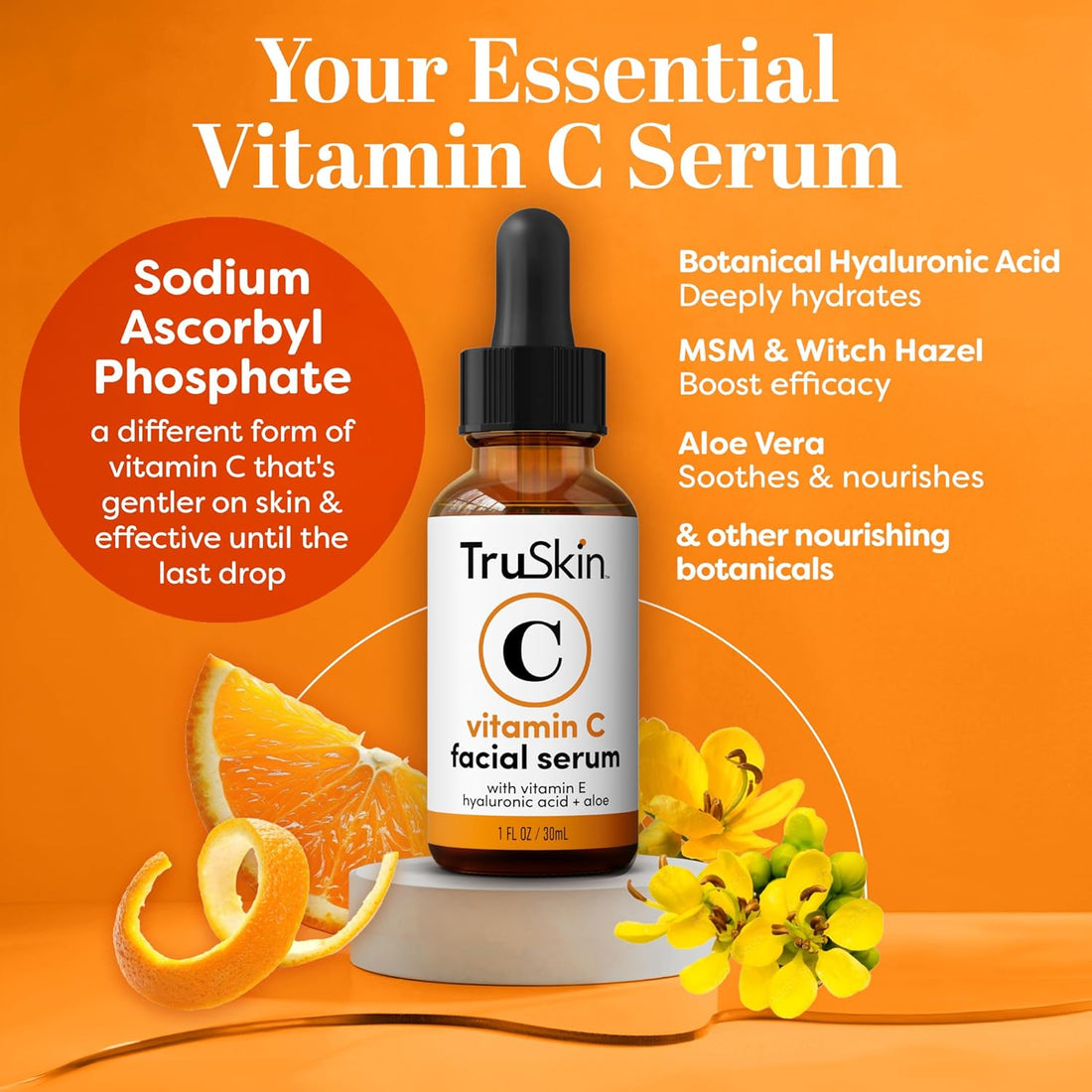 TruSkin, Vitamin C Facial Serum, 1 fl oz (30 ml)