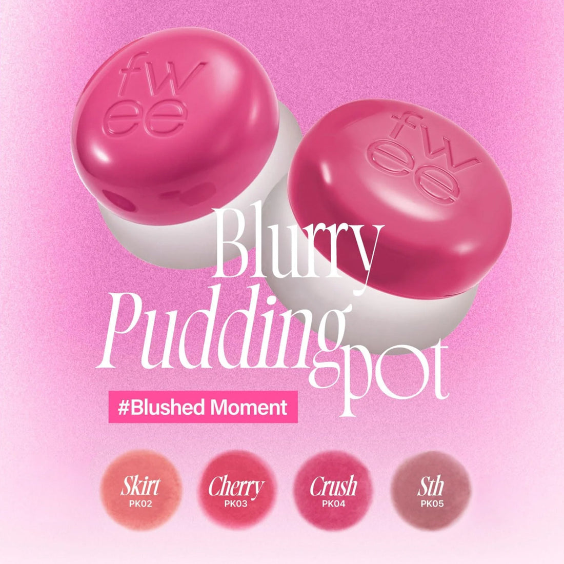 Lip & Cheek Blurry Pudding Pot Blushed Moment