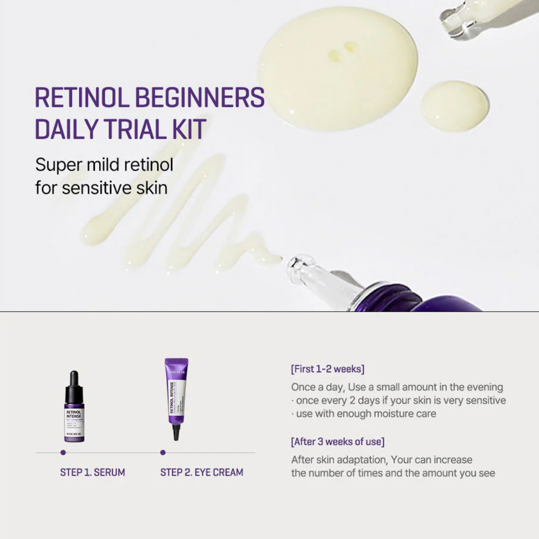 SOME BY MI Retinol Intense Trial Kit (2 Minis) korean reitnol