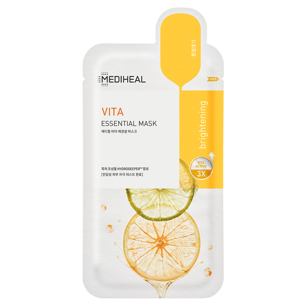 MEDIHEAL Vita Essential Mask (10pcs) - Kiyoko Beauty