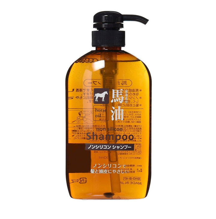 KUMANOYUSHI Horse Oil Shampoo (600ml) - Kiyoko Beauty