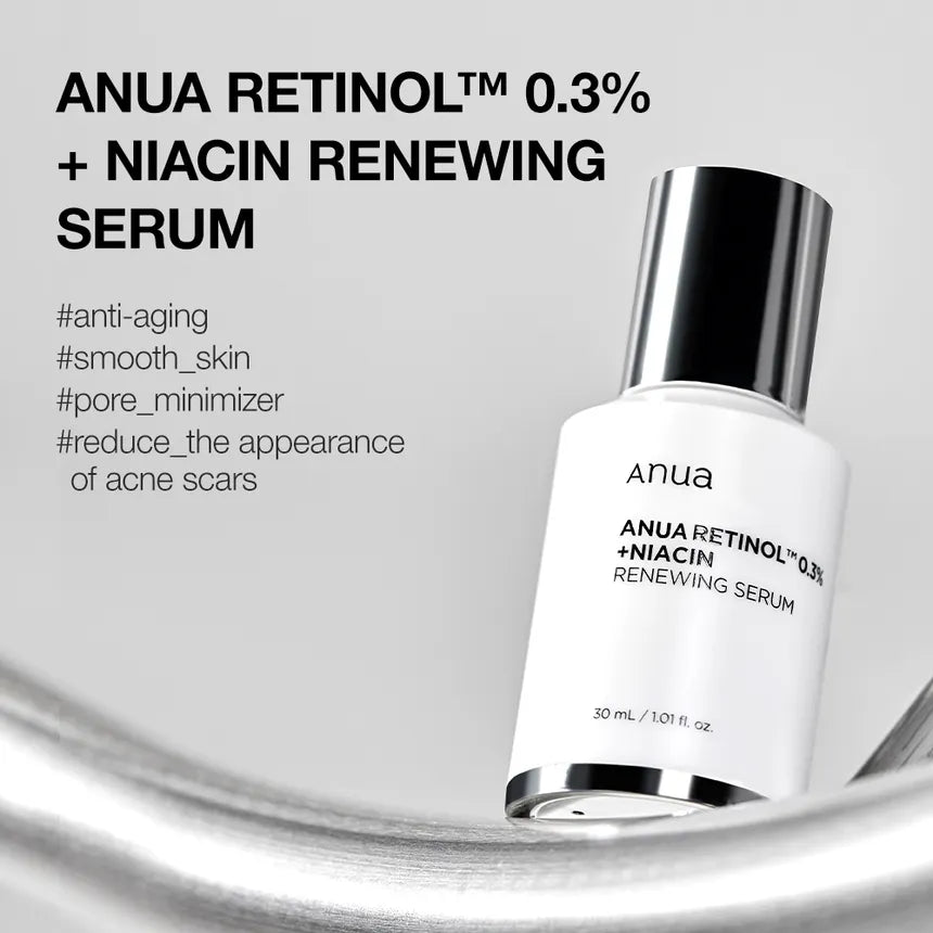 Anua - Retinol 0.3% + Niacin Renewing Serum