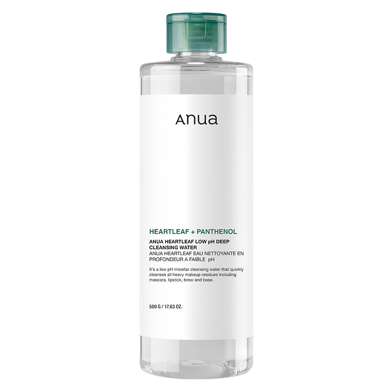 Anua Heartleaf 87 Low pH Deep Cleansing Water (500g) - Kiyoko Beauty