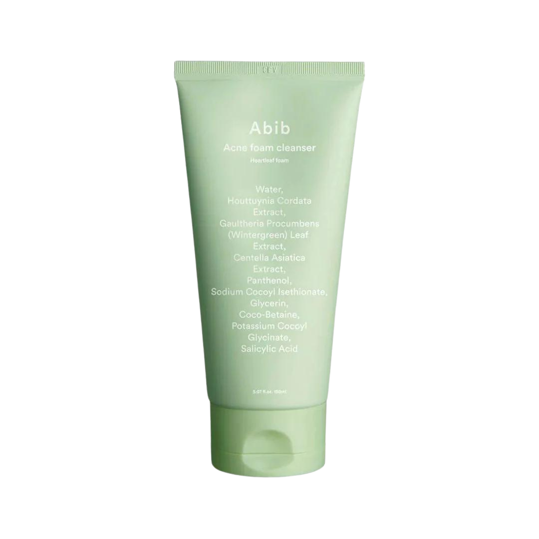 Abib Acne Foam Cleanser Heartleaf Foam (150ml) - Kiyoko Beauty