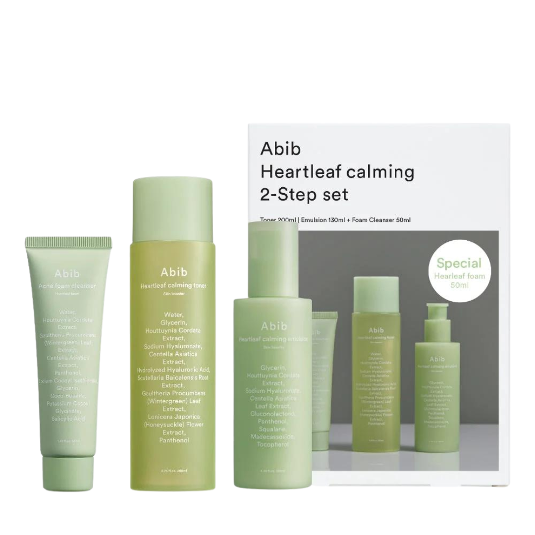 Abib Heartleaf Calming 2-Step Kit - Kiyoko Beauty