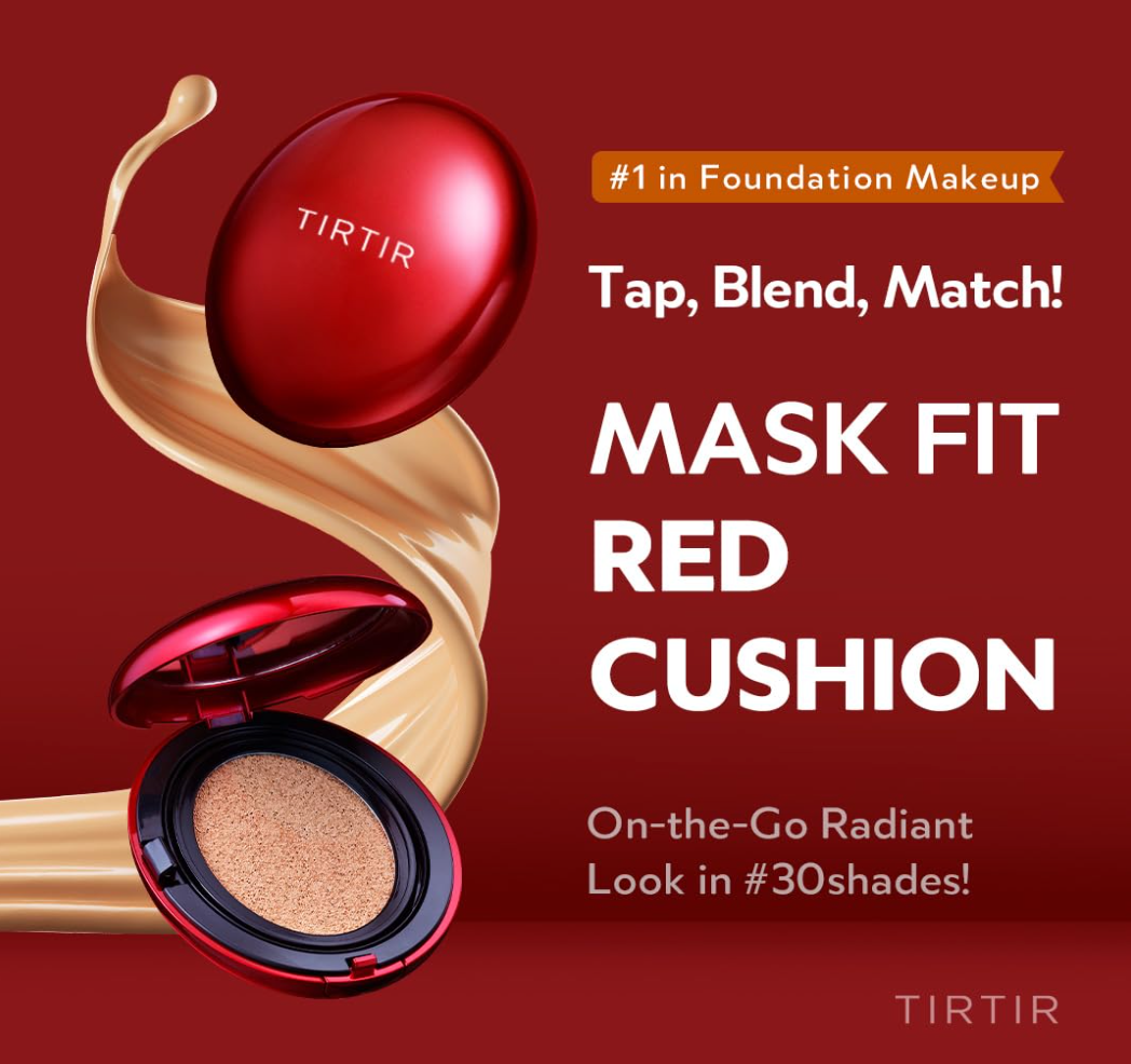 TIRTIR Mask Fit Red Cushion Foundation | Full coverage,