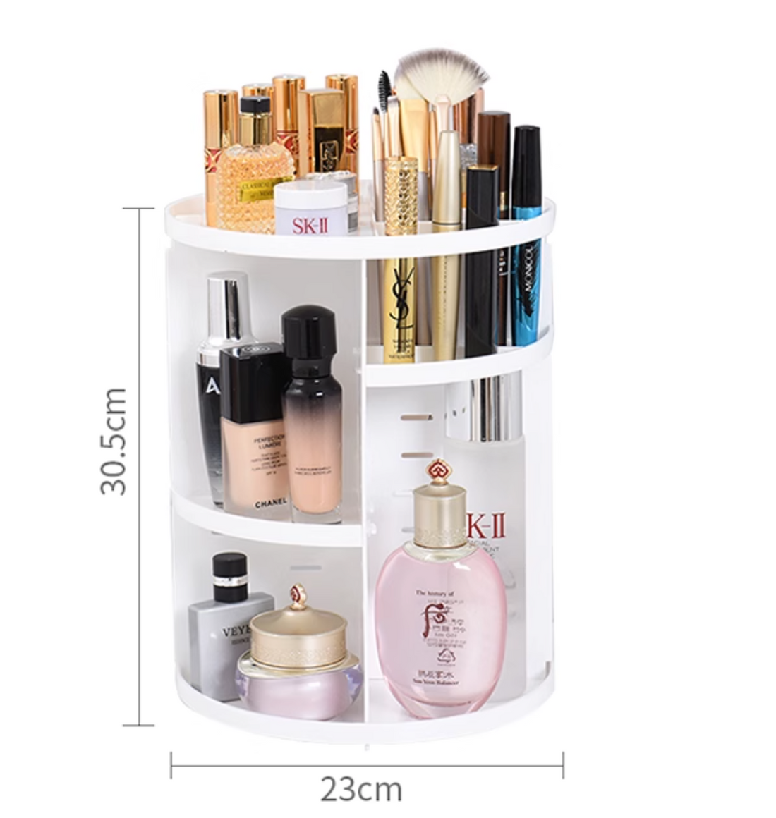 360 Rotating Makeup Organizer For Vanity (Copy)