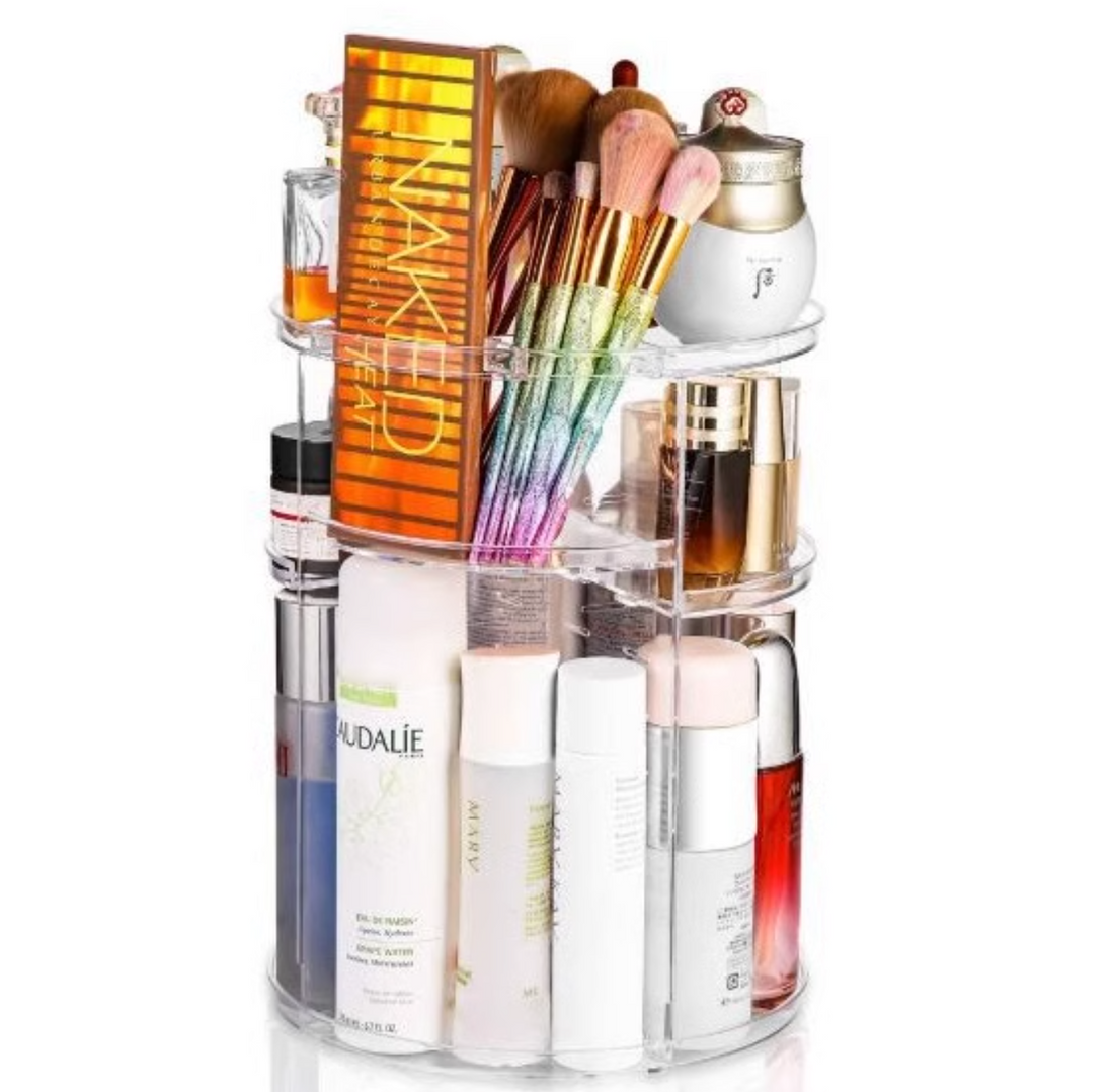 360 Rotating Makeup Organizer For Vanity (Copy)