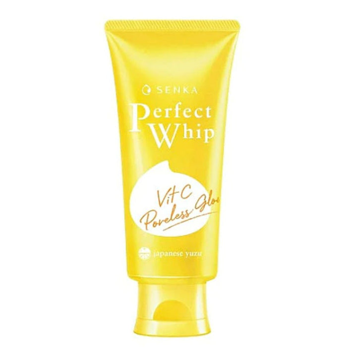 Shiseido Senka Perfect Whip Vit C Poreless Foam Cleanser (100g) - Kiyoko Beauty