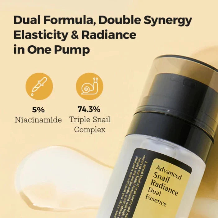 COSRX Advanced Snail Radiance Dual Essence (80ml) - Kiyoko Beauty