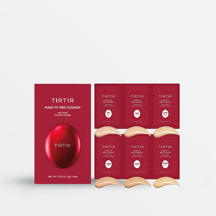 Mask Fit Red Cushion 6 Shade Trial Kit (4 Colours)