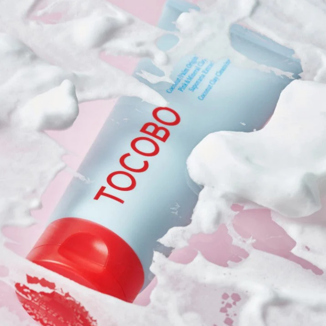 TOCOBO Coconut Clay Cleansing Foam (150ml) Texture