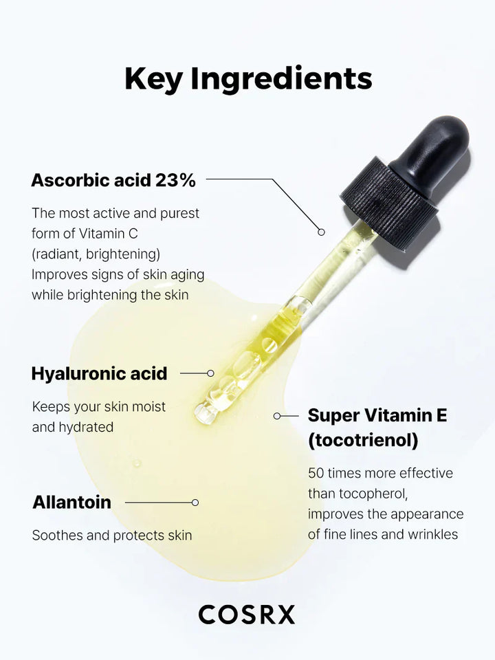 COSRX The Vitamin C 23 Serum  Key Ingredients