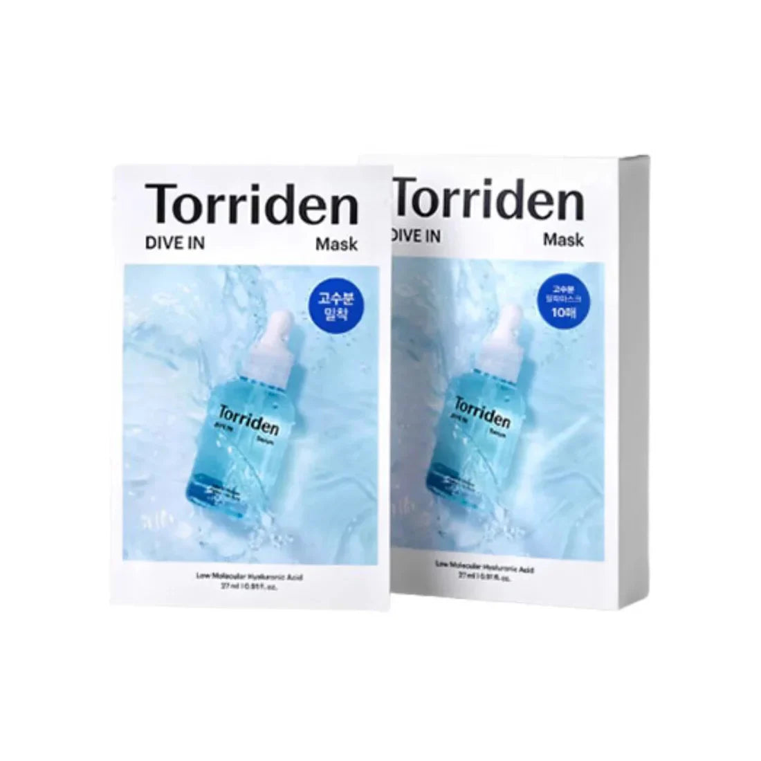 Torriden DIVE-IN Low Molecular Hyaluronic Acid Mask Pack (Set of 10)