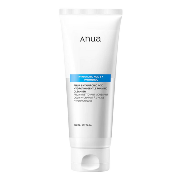 ANUA 8 Hyaluronic Acid Hydrating Gentle Foaming Cleanser (150ml) - Kiyoko Beauty