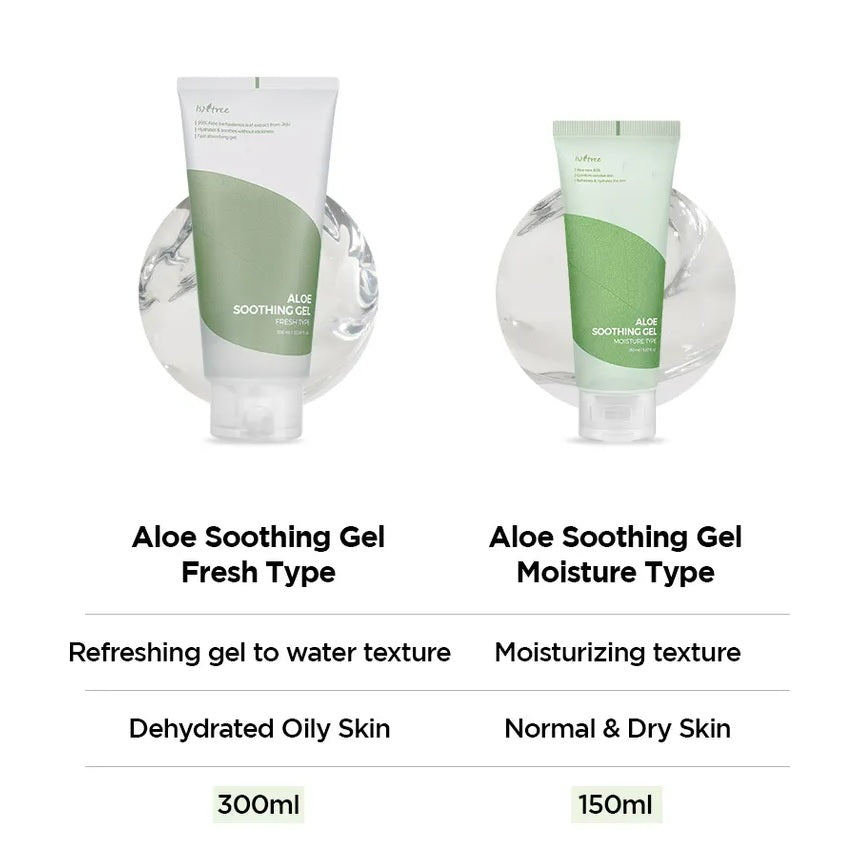 ISNTREE Aloe Soothing Gel Fresh Type (300ml) - Kiyoko Beauty