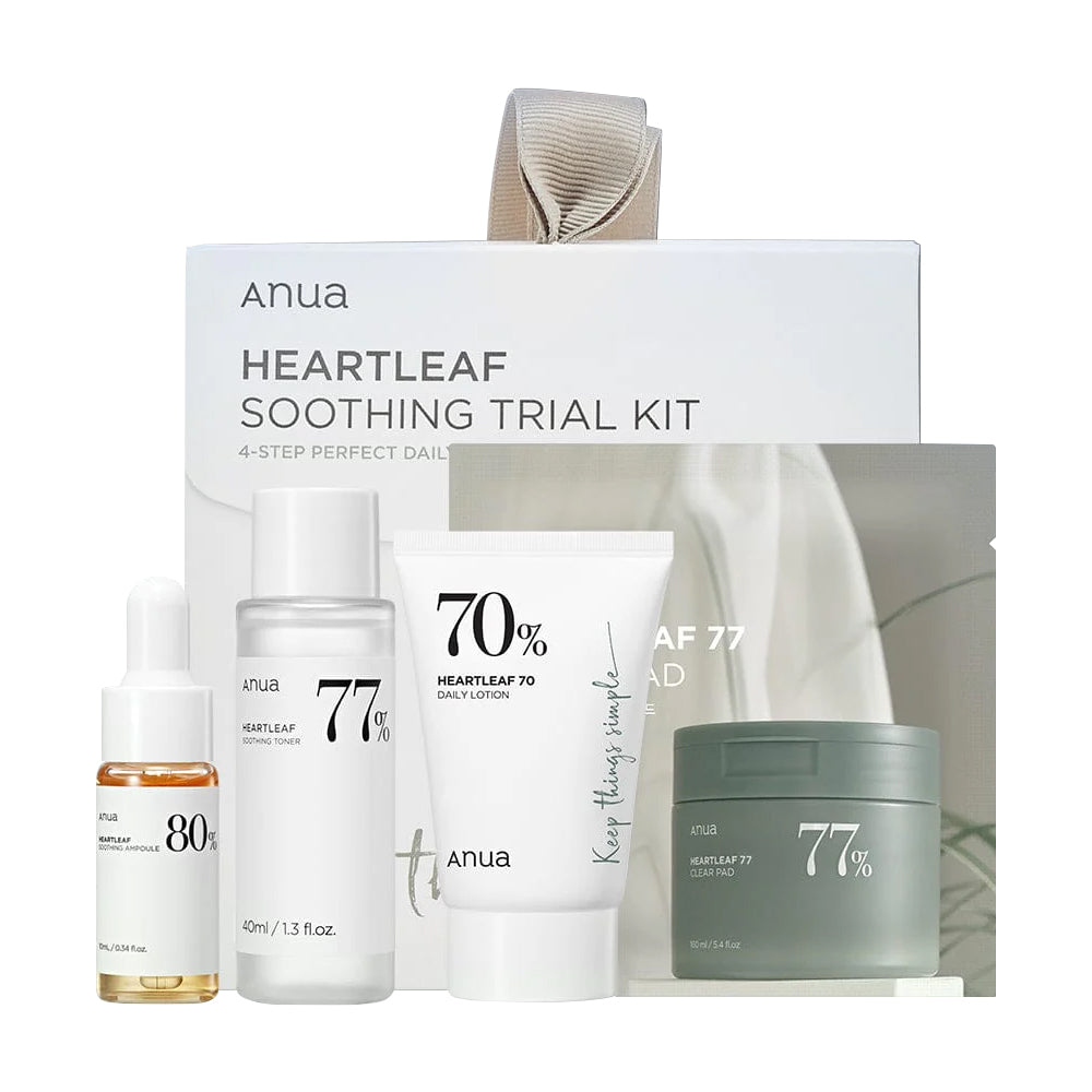 ANUA Heartleaf Soothing Trial Kit (4pcs) - Kiyoko Beauty