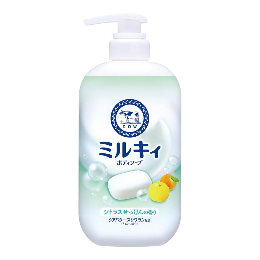 COW BRAND Bouncia Milky Body Soap (500ml) - Kiyoko Beauty