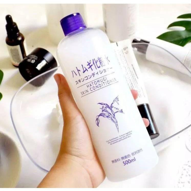 Naturie Hatomugi Skin Conditioner (500ml) - 2023 Version - Kiyoko Beauty