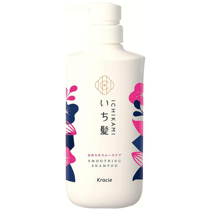 KRACIE Ichikami Smoothing Shampoo (480ml) - Kiyoko Beauty