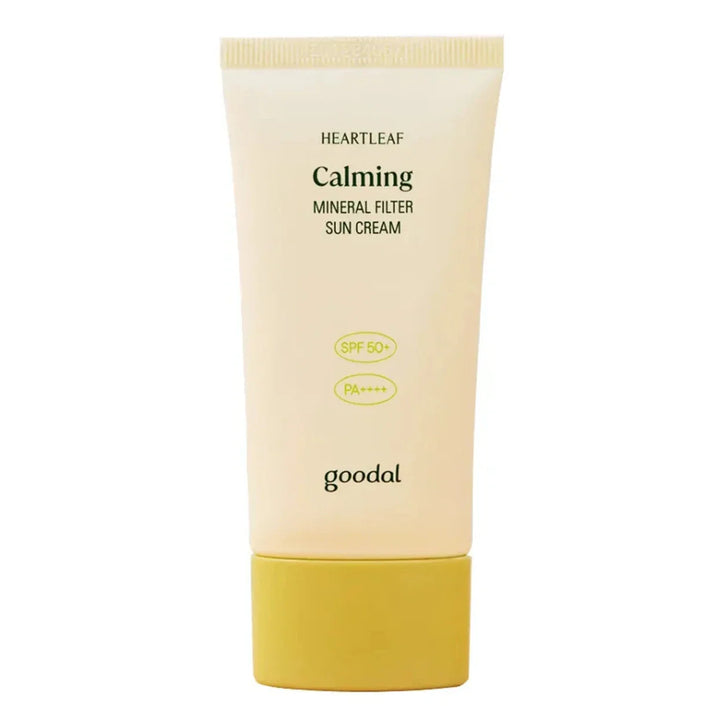 Goodal Heartleaf Calming Mineral Filter Sun Cream SPF50+ PA++++ (50ml) - Kiyoko Beauty