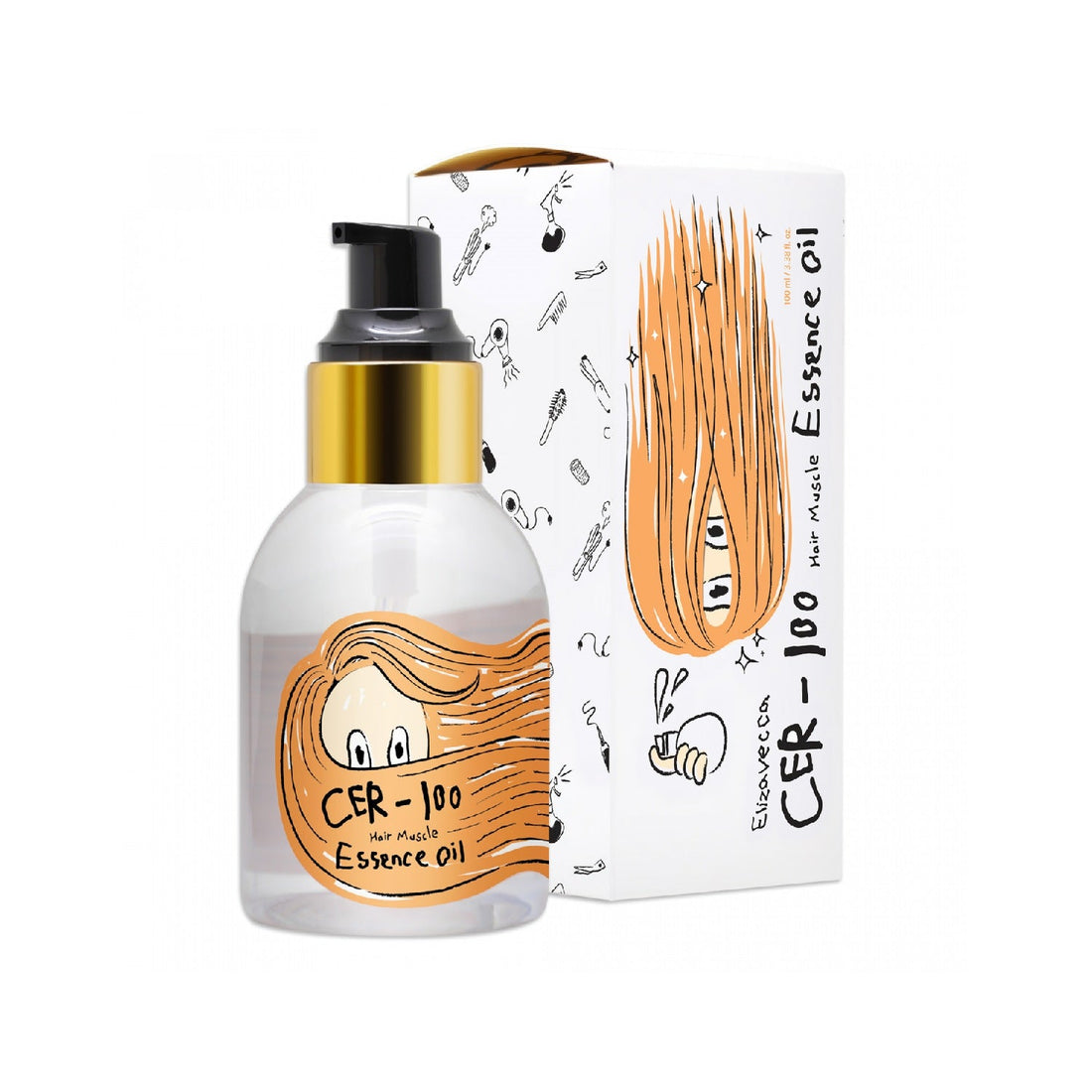 ELIZAVECCA CER-100 Hair Muscle Essence Oil (100ml) - Kiyoko Beauty