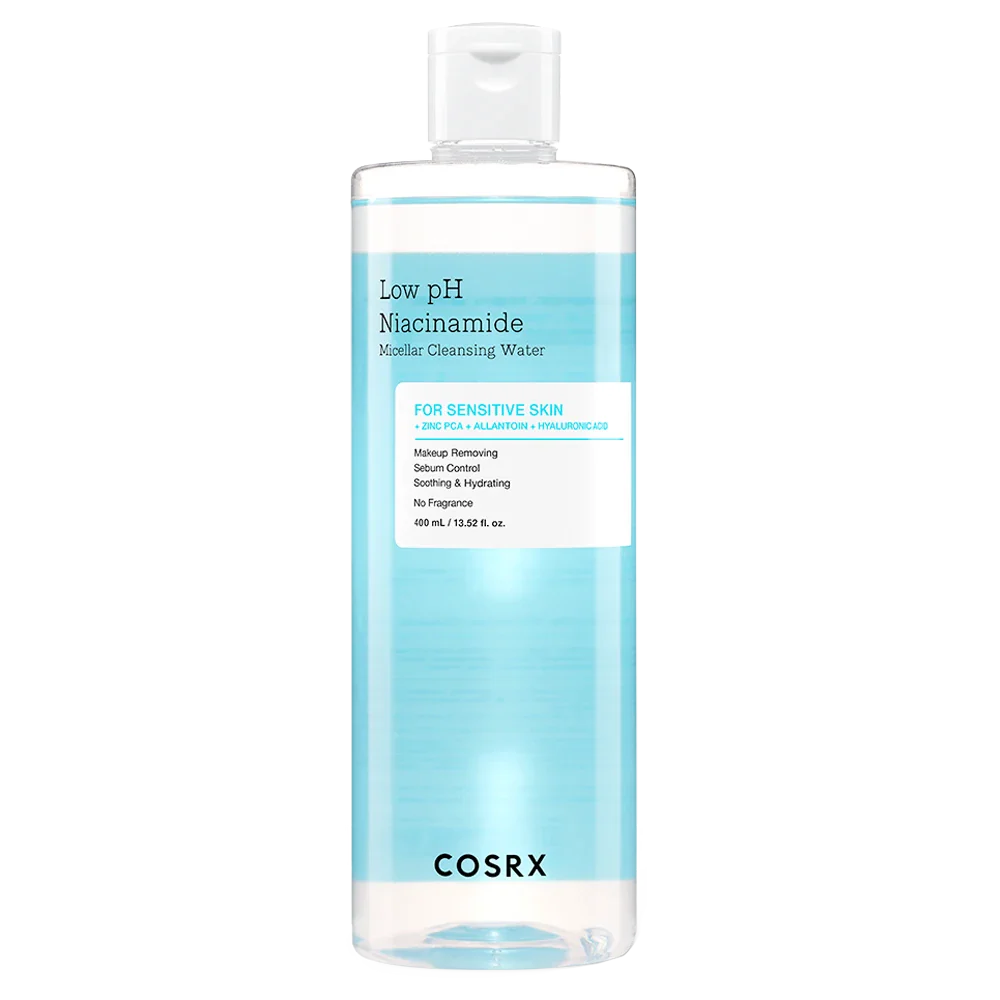 COSRX Low pH Niacinamide Micellar Cleansing Water (400ml) - Kiyoko Beauty