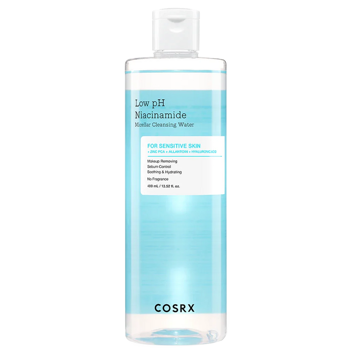 COSRX Low pH Niacinamide Micellar Cleansing Water (400ml) - Kiyoko Beauty