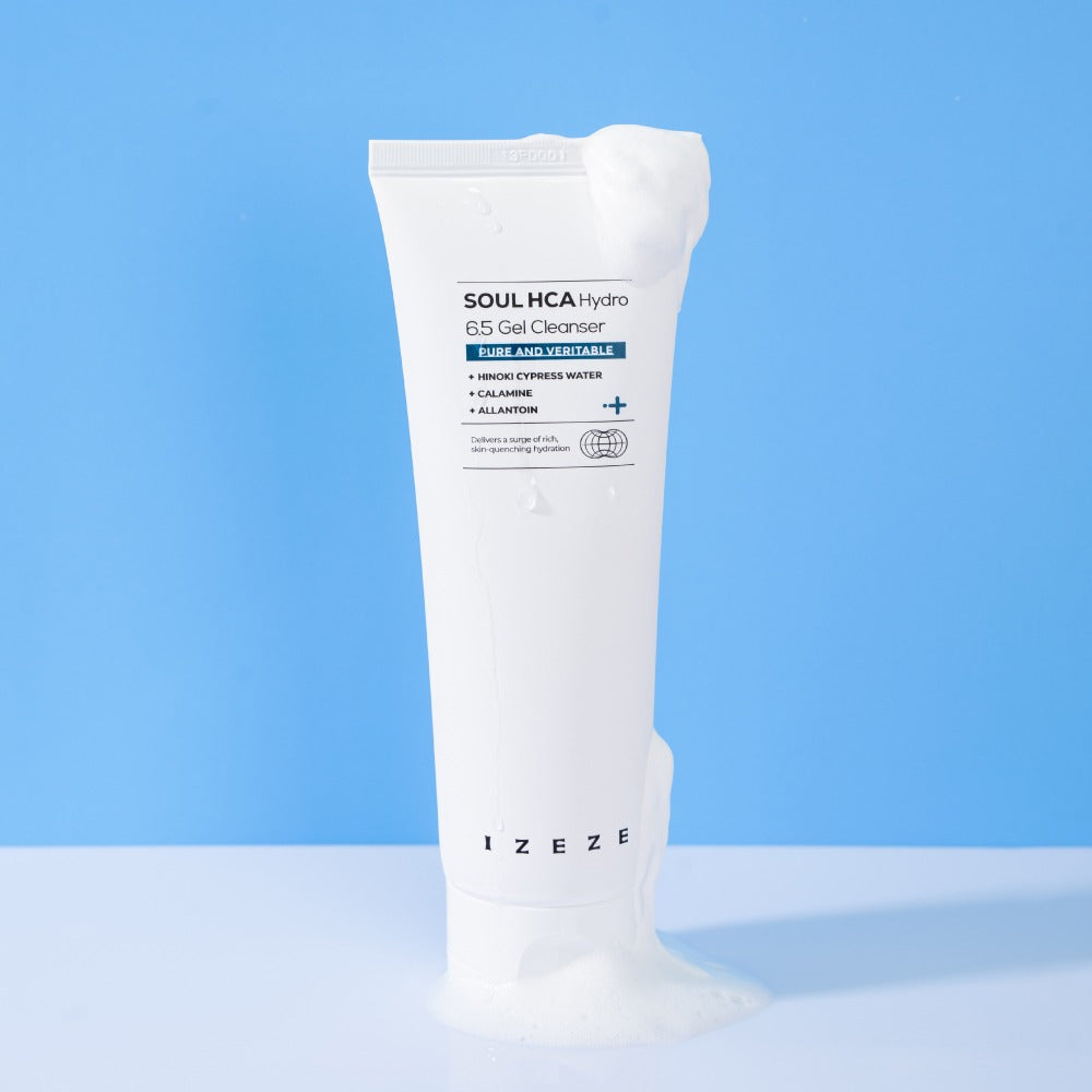 IZEZE Soul HCA Hydro 65 Gel Cleanser (150ml) - Kiyoko Beauty