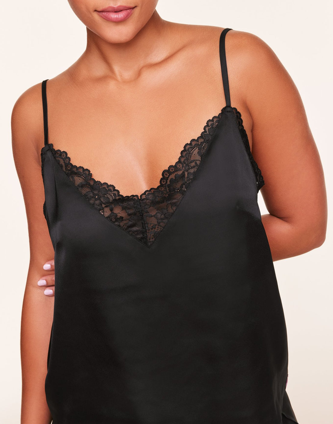 Linny Black Camisole Set