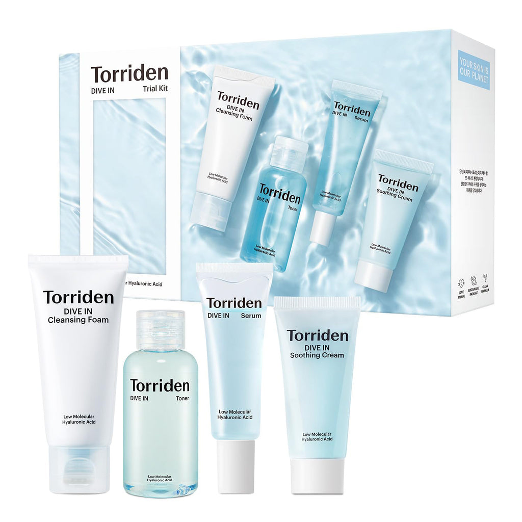 TORRIDEN Dive-In Trial Kit (4pcs) - Kiyoko Beauty