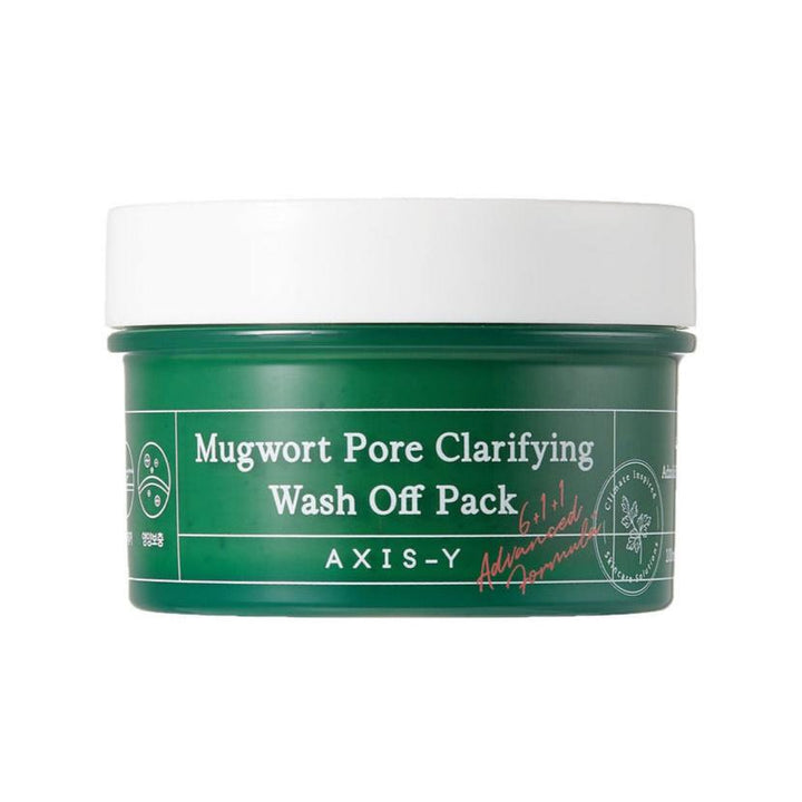 AXIS-Y Mugwort Pore Clarifying Wash Off Pack - Kiyoko Beauty