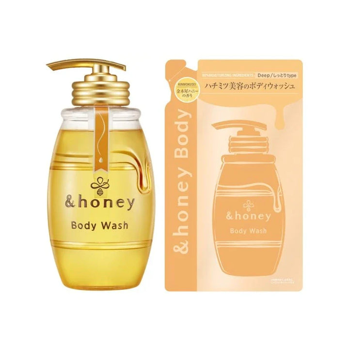 &honey Deep Moist Body Wash (500ml) - Kiyoko Beauty