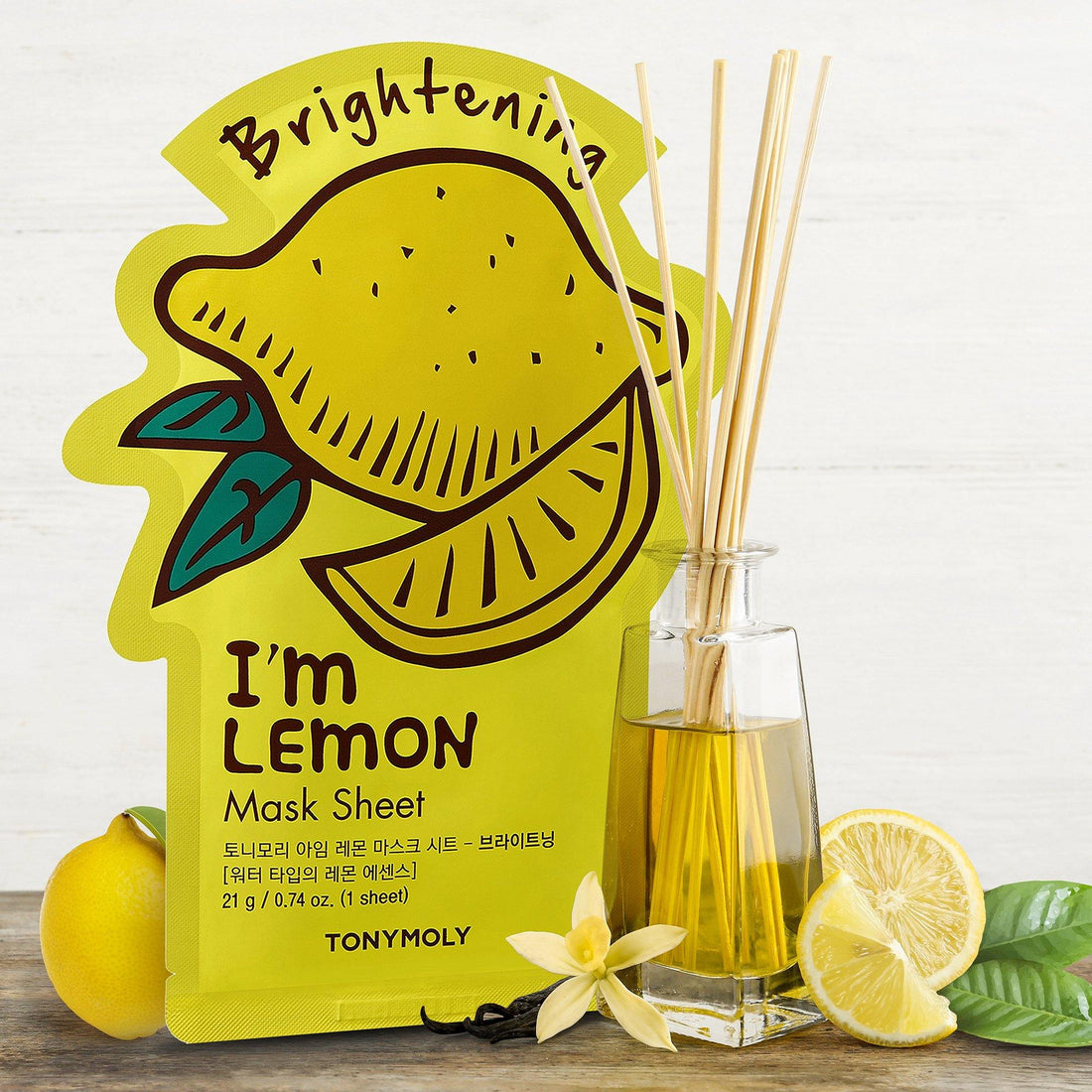 TONYMOLY I'm Real Lemon Mask Sheet (1 pcs) - Kiyoko Beauty