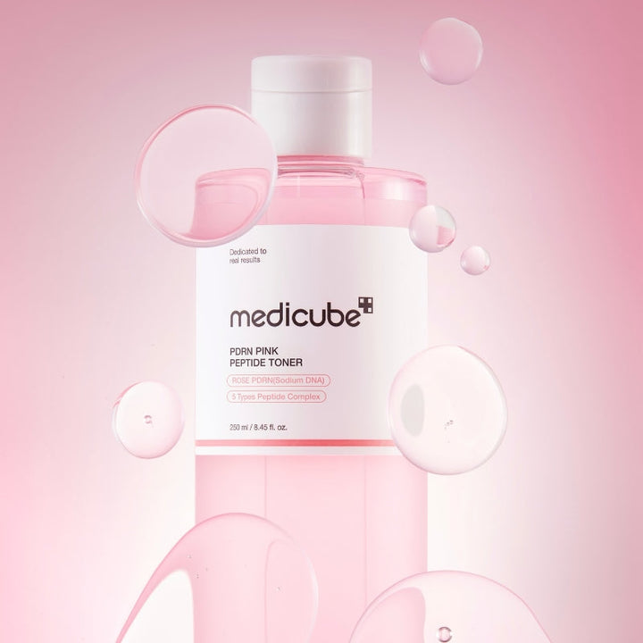 Medicube PDRN Pink Peptide Toner - USA Version (250ml) - Kiyoko Beauty