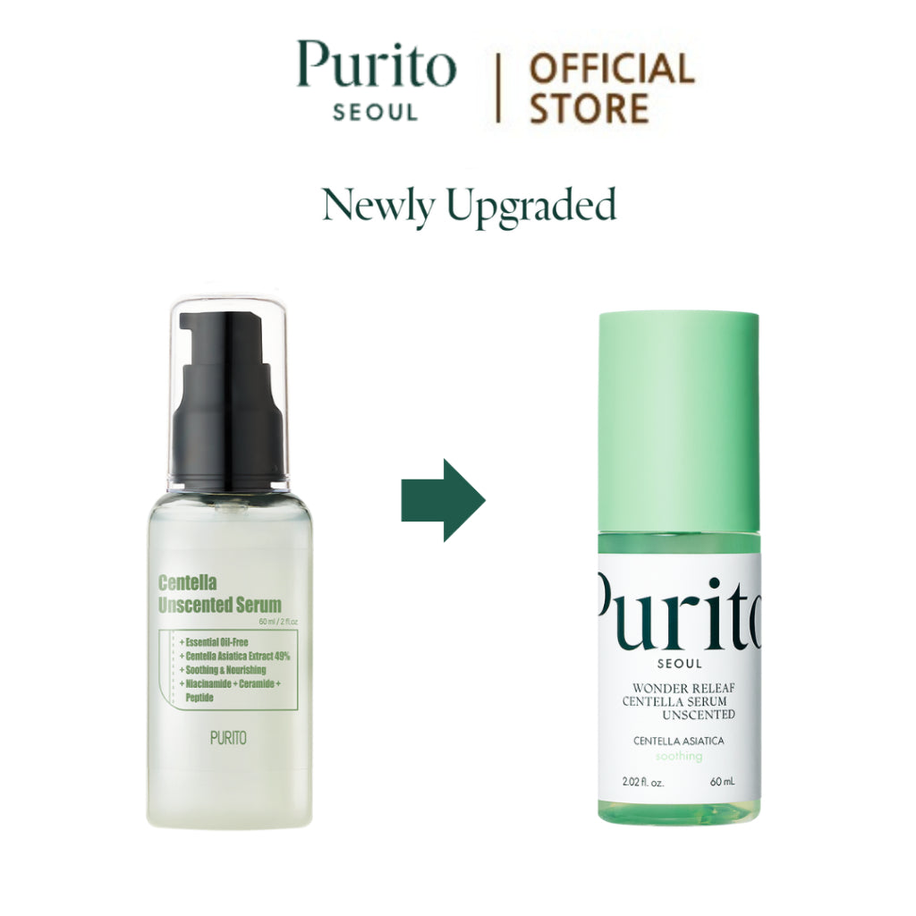 PURITO Wonder Releaf Centella Unscented Serum (15/60ml) - Kiyoko Beauty