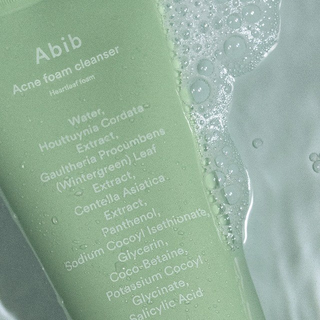 Abib Acne Foam Cleanser Heartleaf Foam (150ml) - Kiyoko Beauty