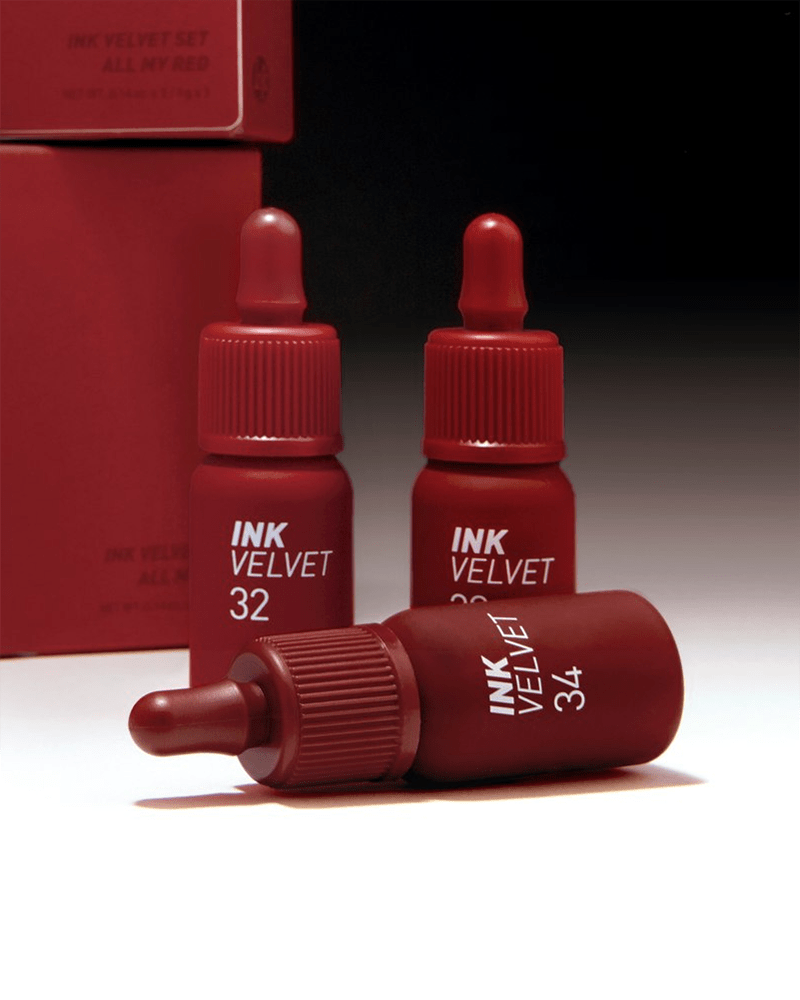 PERIPERA Ink Velvet Lip Tint: Red Collection - Kiyoko Beauty